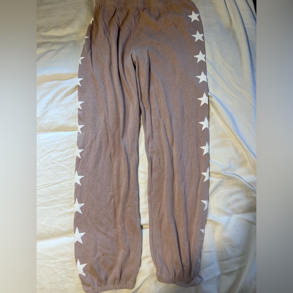 Monrow Star-Print Jogger Pants
